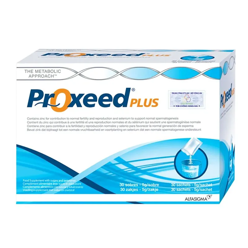 Proxeed Plus 30 gói | Hỗ trợ sản xuất tinh trùng, khả năng sinh sản và sinh sản bình thường