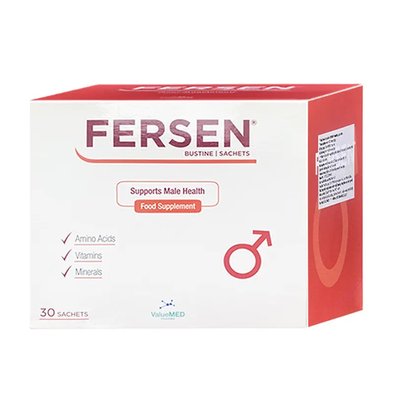 Fersen ValueMed Pharma - Cải Thiện Số Lượng, Chất Lượng Tinh Trùng Nam Giới (30 Gói)