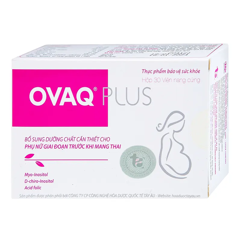 OvaQ Plus | Viên Uống Bổ Sung Dưỡng Chất Cho Phụ Nữ Trước Mang Thai (Hộp 30 Viên)