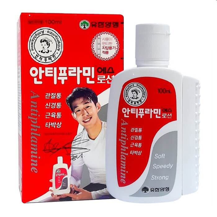 Antiphlamine | Dầu Nóng Xoa Bóp Hàn Quốc Antiphlamine Chai 100ml