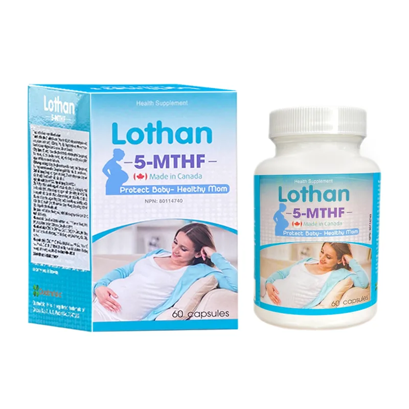 Lothan 5-MTHF | Bổ Sung Acid Folic Dạng Folate (Hộp 60 Viên)