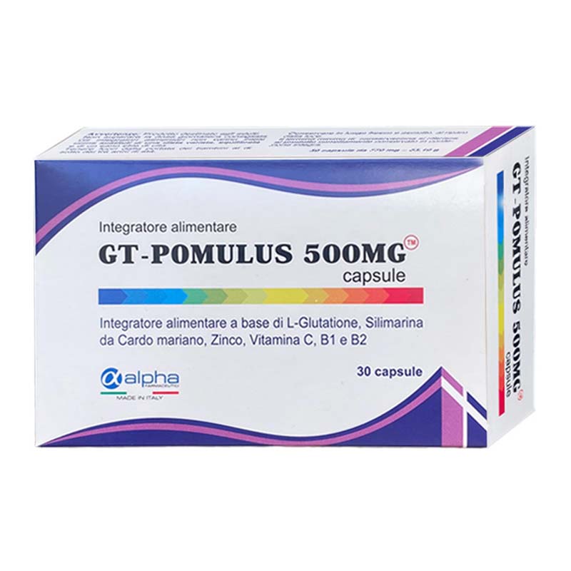 Viên uống GT-POMULUS 500MG hỗ trợ giải độc gan, bảo vệ gan hộp 30 viên
